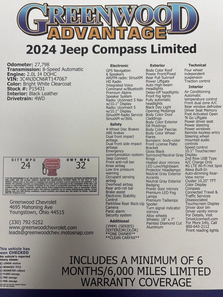2024 Jeep Compass Limited