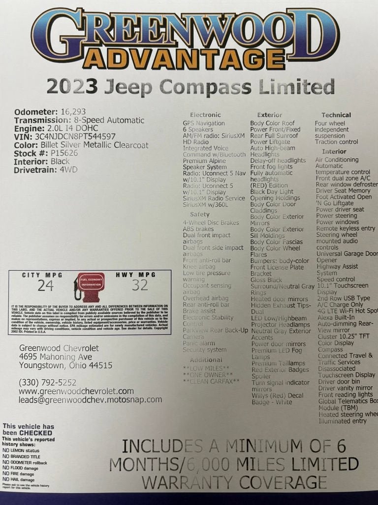2023 Jeep Compass (RED) Edition