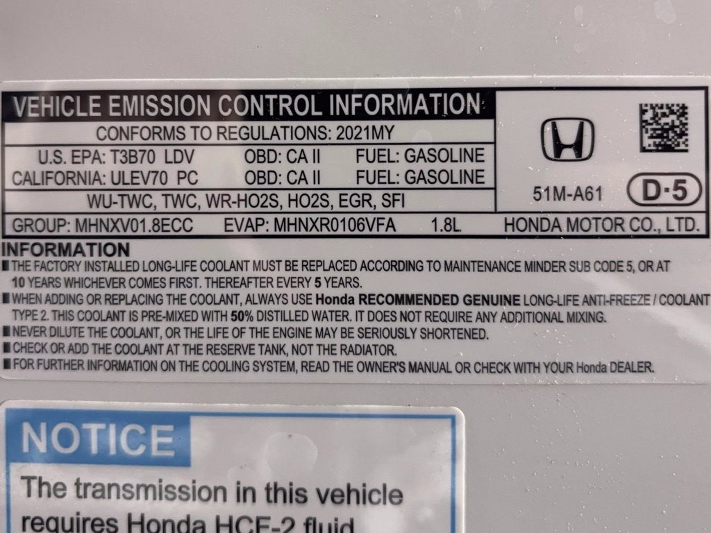2021 Honda HR-V Sport