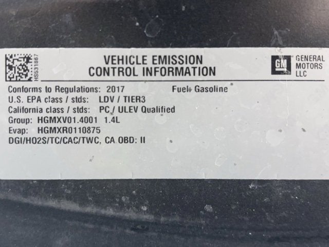 2017 Chevrolet Cruze LT