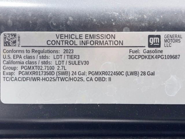 2023 Chevrolet Silverado 1500 LT (2FL)