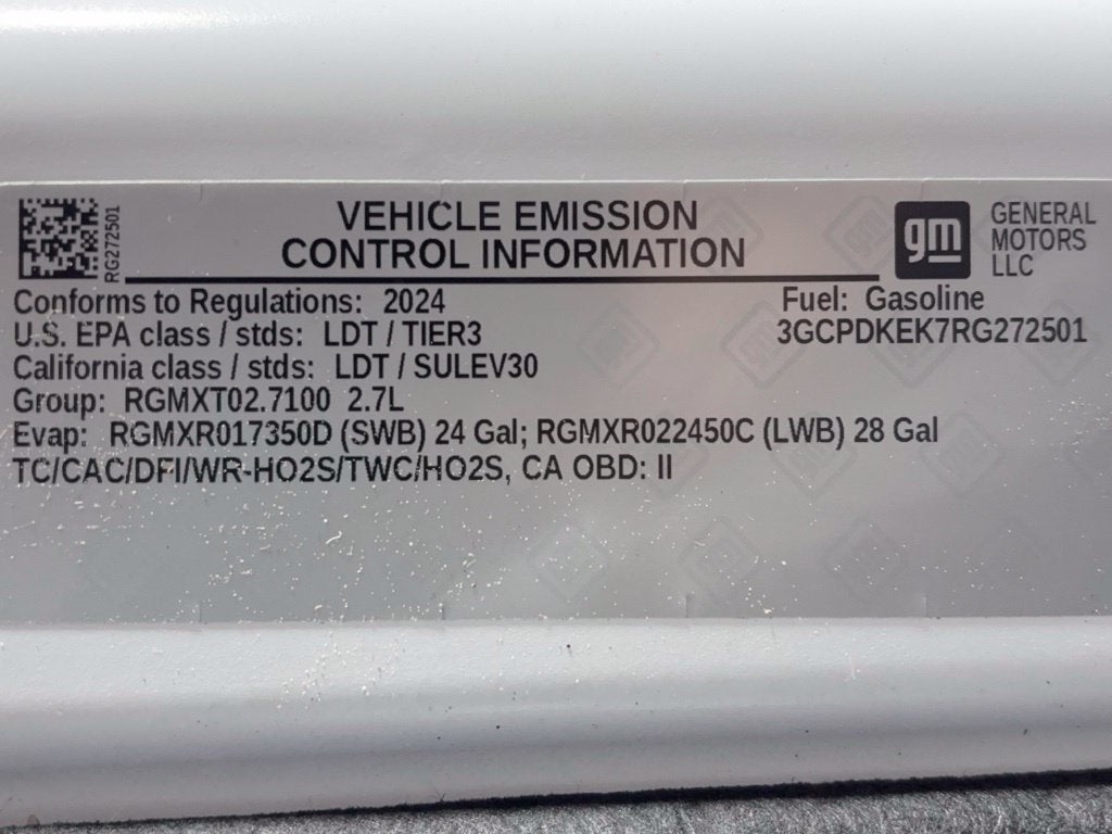2024 Chevrolet Silverado 1500 LT (2FL)
