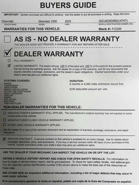 2025 Chevrolet Silverado 1500 LT