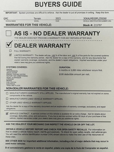 2023 GMC Terrain SLE