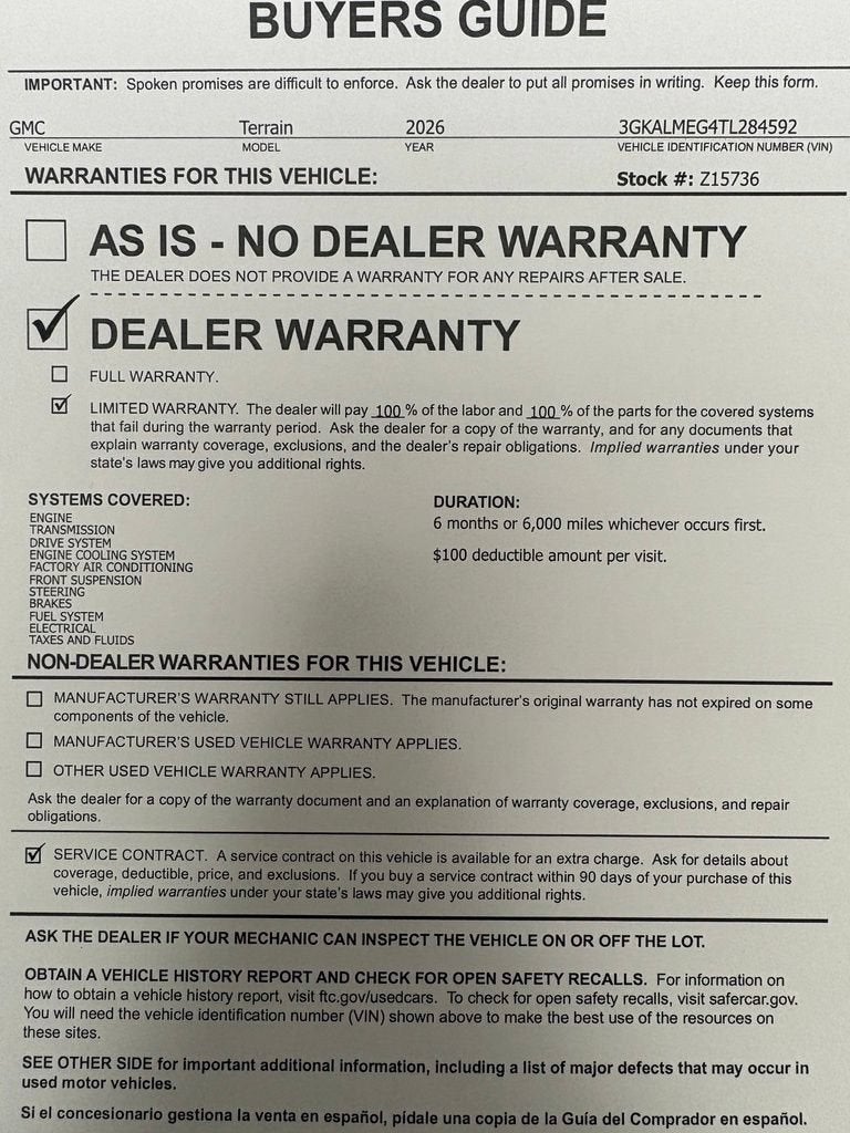 2026 GMC Terrain Elevation