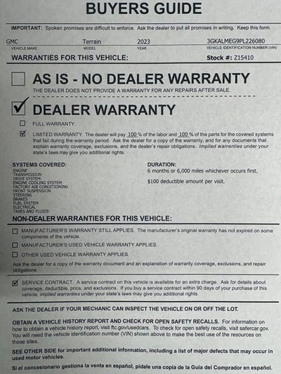 2023 GMC Terrain SLE