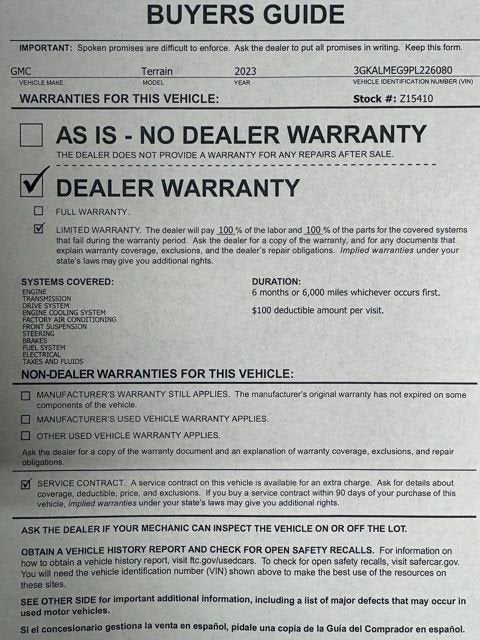 2023 GMC Terrain SLE