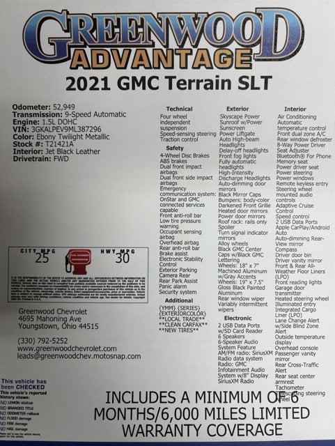 2021 GMC Terrain SLT