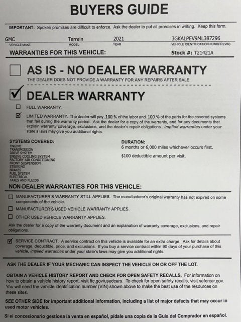 2021 GMC Terrain SLT