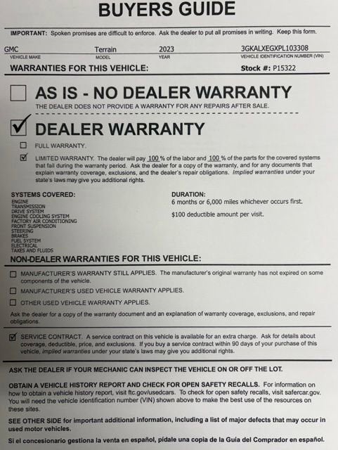 2023 GMC Terrain Denali