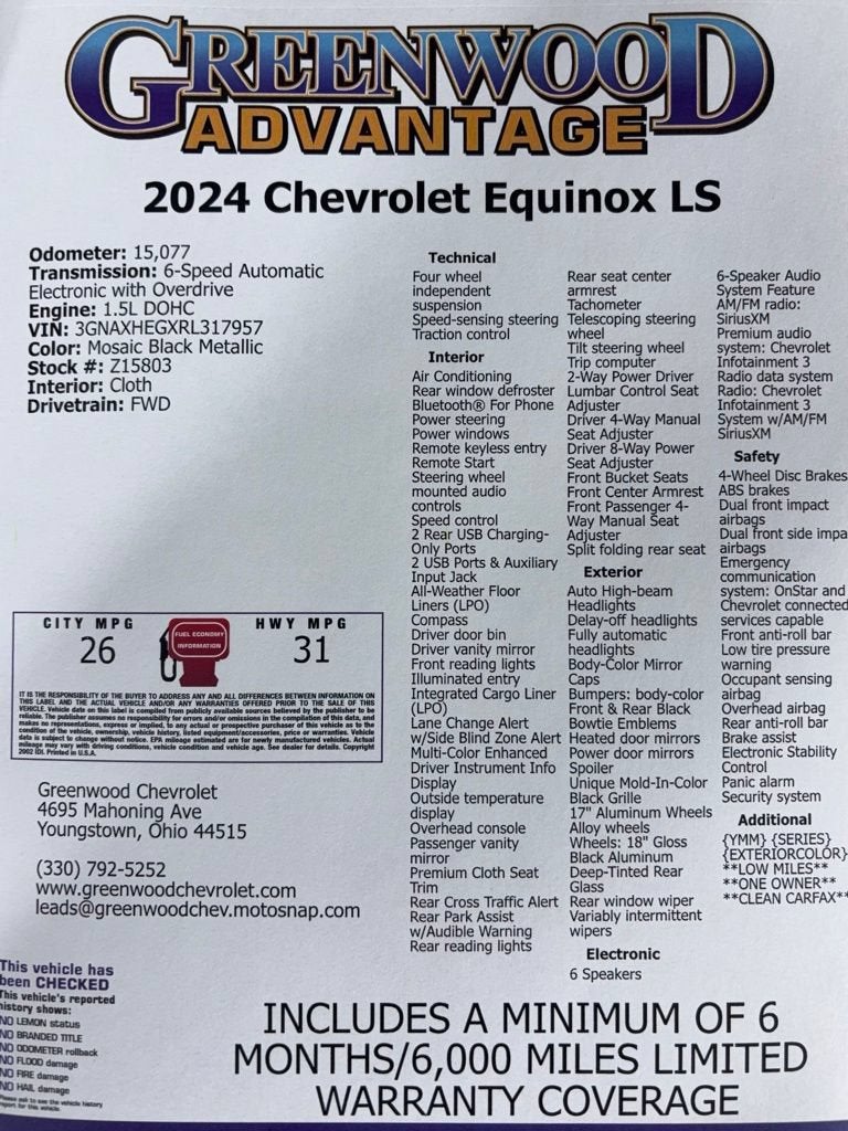 2024 Chevrolet Equinox LS