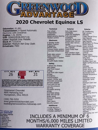 2020 Chevrolet Equinox LS