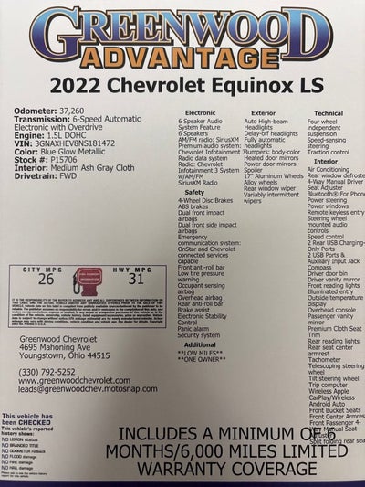 2022 Chevrolet Equinox LS