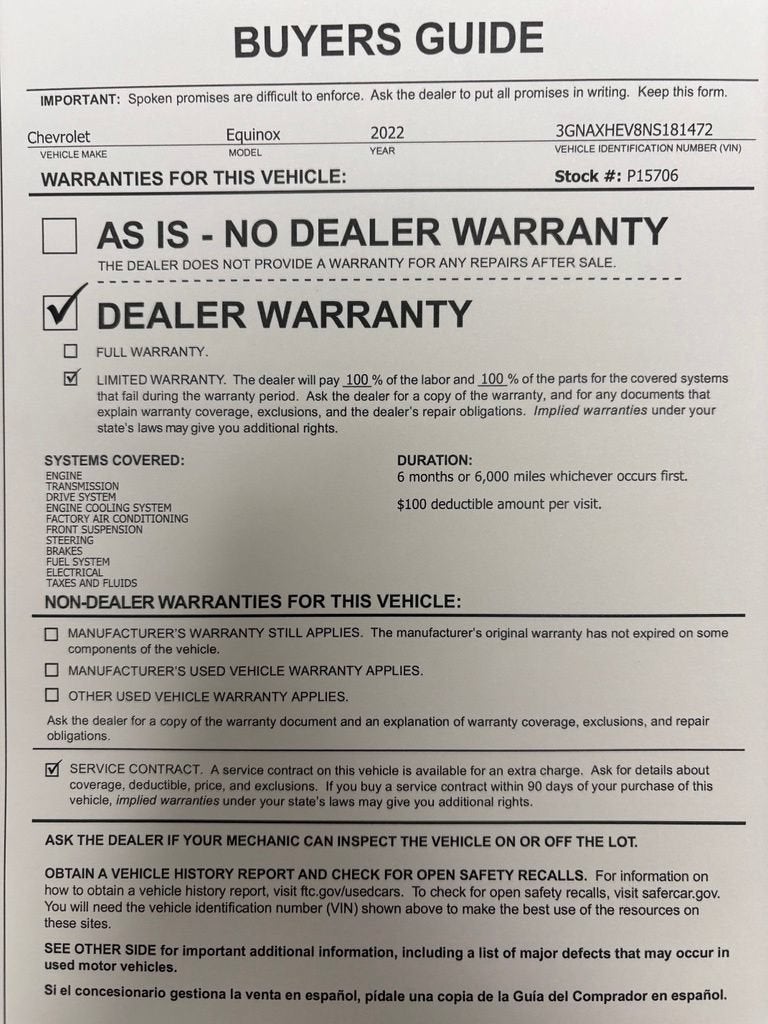 2022 Chevrolet Equinox LS