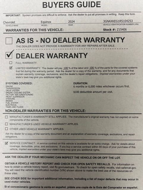 2024 Chevrolet Equinox LT