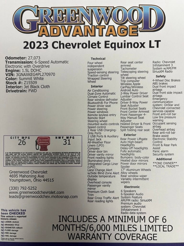 2023 Chevrolet Equinox LT