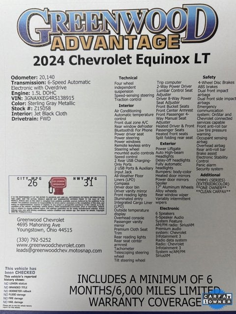 2024 Chevrolet Equinox LT