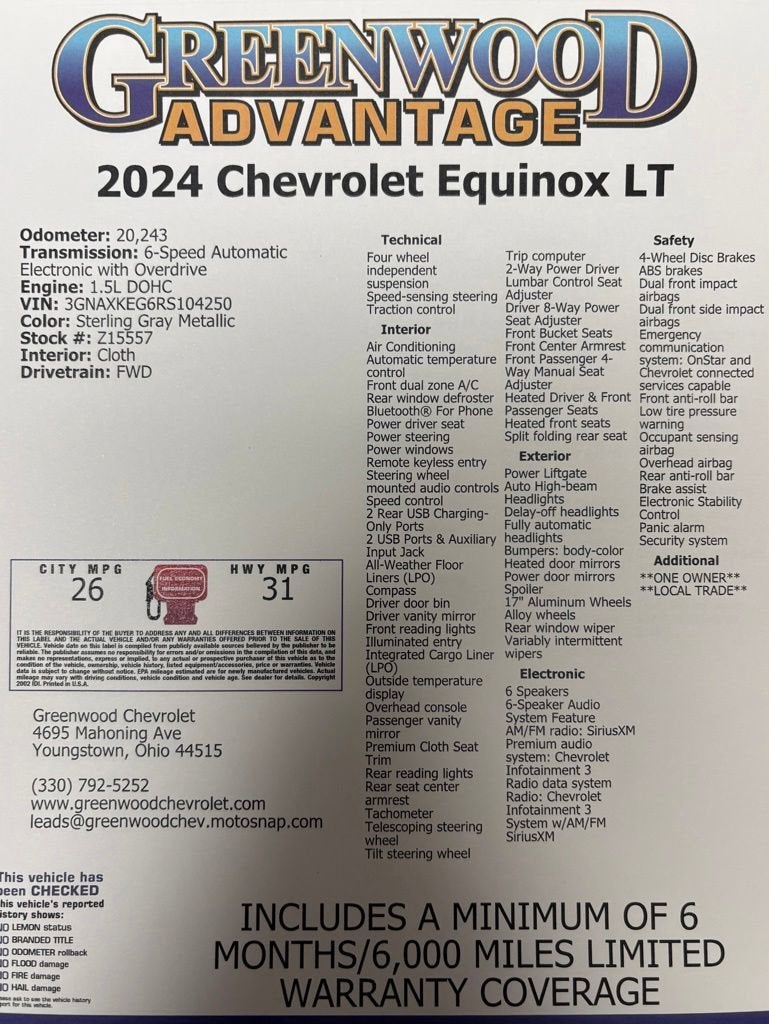 2024 Chevrolet Equinox LT