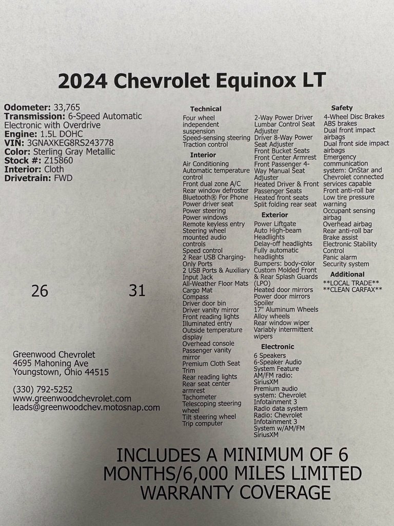 2024 Chevrolet Equinox LT
