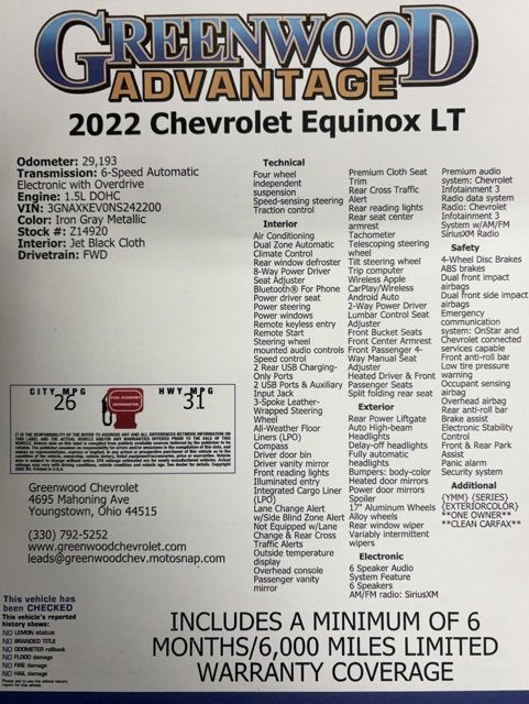 2022 Chevrolet Equinox LT