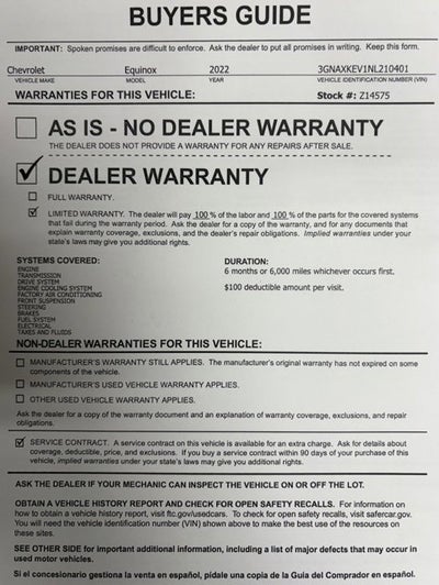 2022 Chevrolet Equinox LT