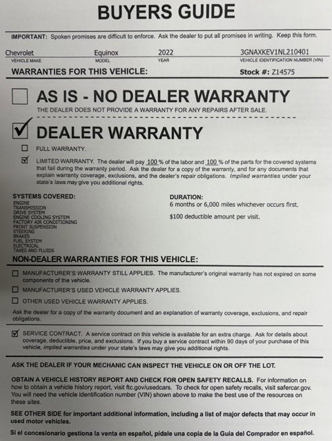 2022 Chevrolet Equinox LT