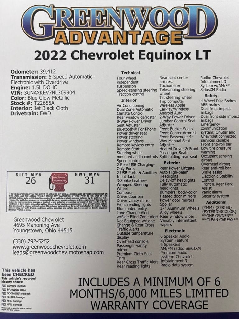 2022 Chevrolet Equinox LT