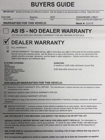 2023 Chevrolet Equinox RS