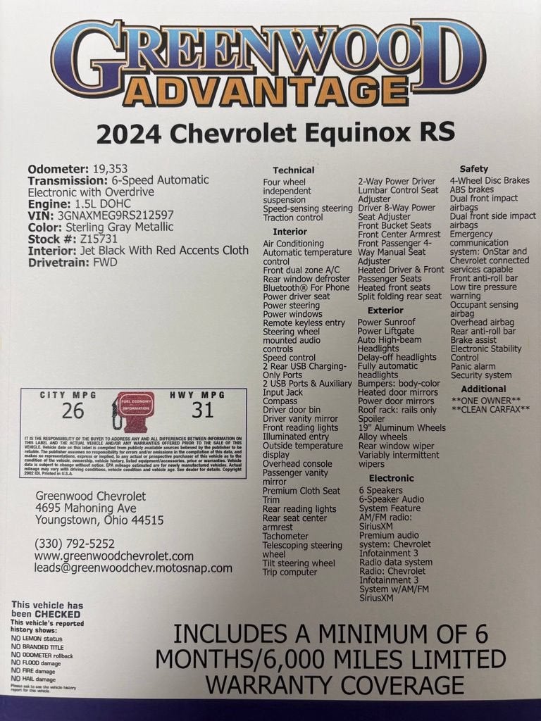 2024 Chevrolet Equinox RS
