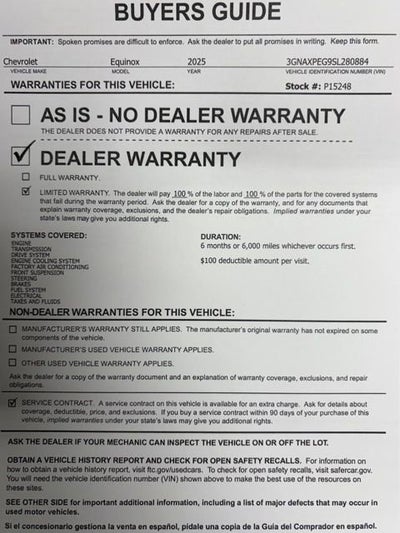 2025 Chevrolet Equinox LT