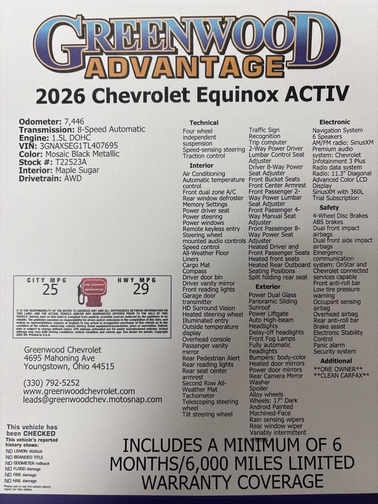 2026 Chevrolet Equinox ACTIV