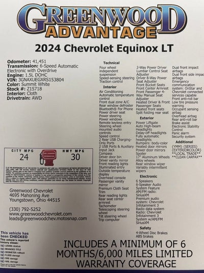 2024 Chevrolet Equinox LT