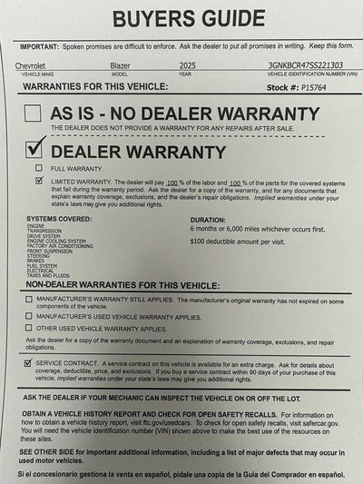 2025 Chevrolet Blazer 2LT
