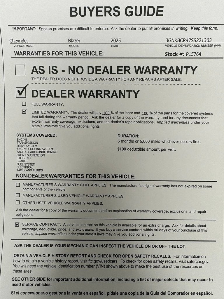 2025 Chevrolet Blazer 2LT