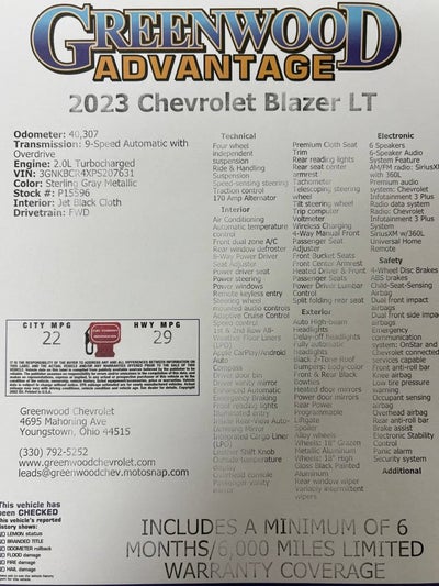 2023 Chevrolet Blazer 2LT