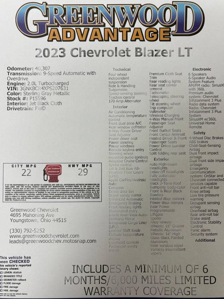 2023 Chevrolet Blazer 2LT