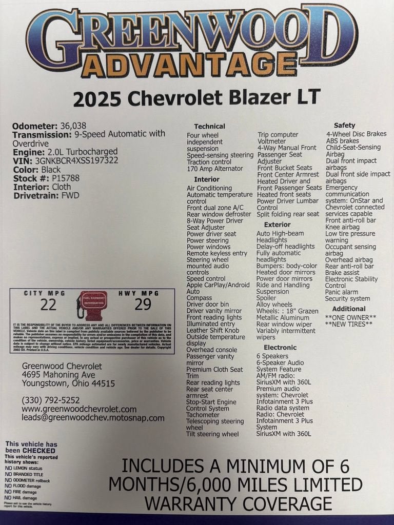 2025 Chevrolet Blazer 2LT