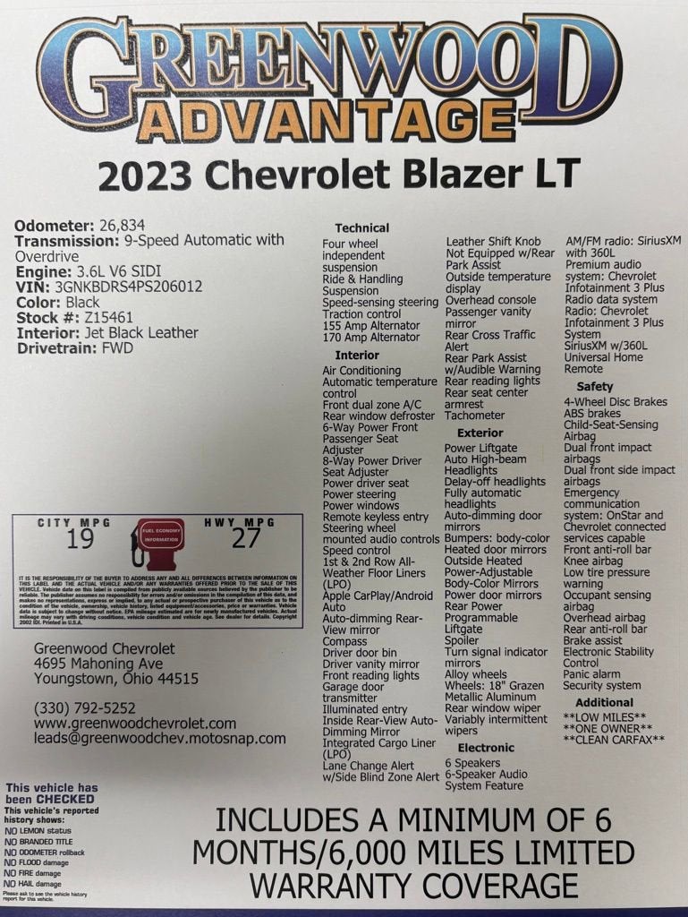2023 Chevrolet Blazer 3LT