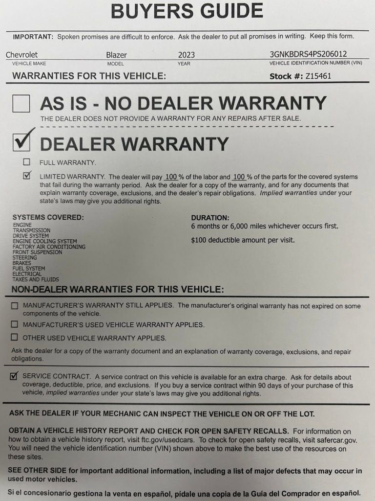 2023 Chevrolet Blazer 3LT