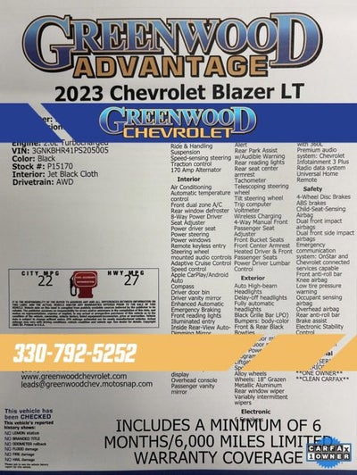 2023 Chevrolet Blazer 2LT