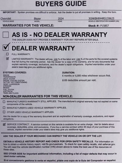 2024 Chevrolet Blazer 2LT