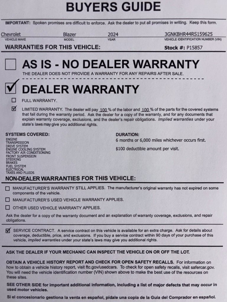 2024 Chevrolet Blazer 2LT
