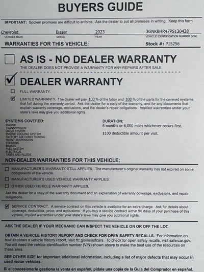 2023 Chevrolet Blazer 2LT