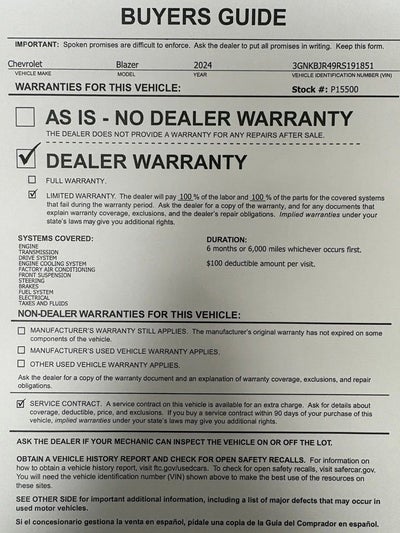 2024 Chevrolet Blazer 3LT