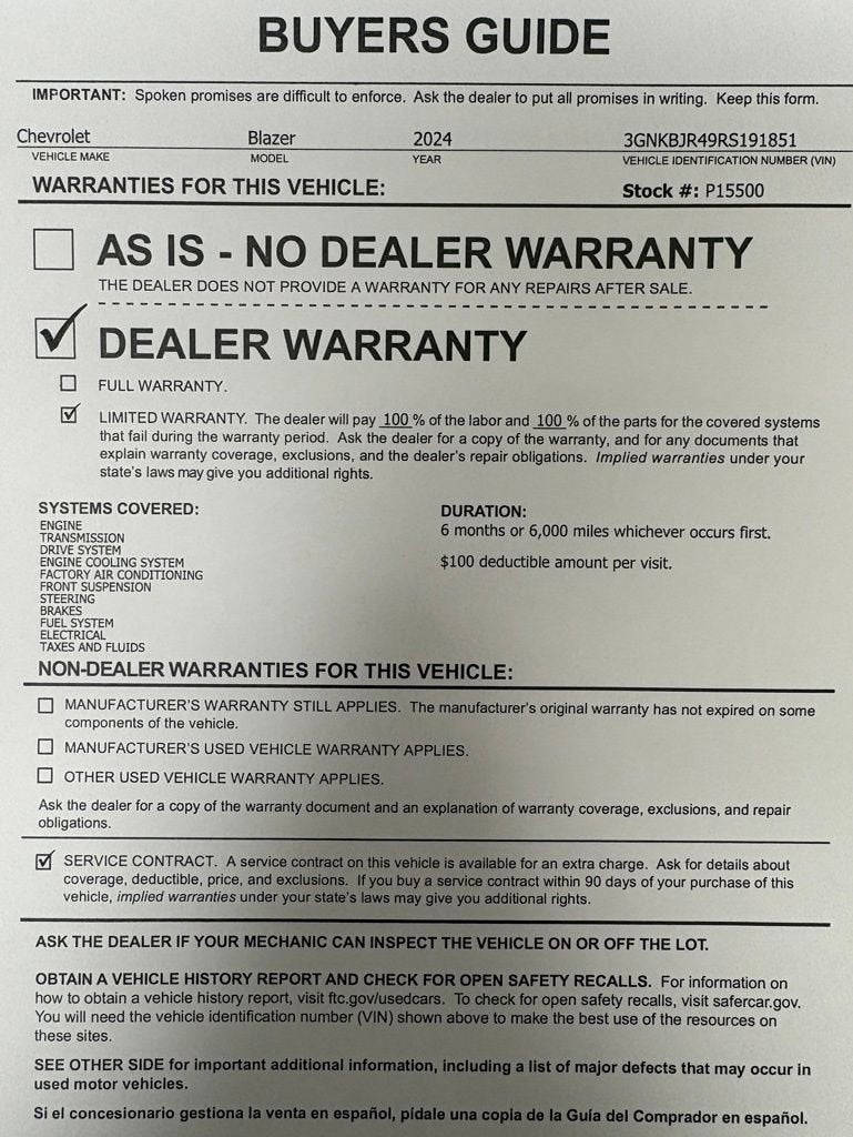 2024 Chevrolet Blazer 3LT
