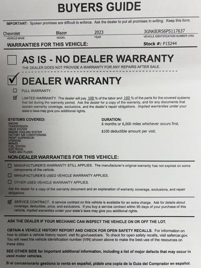 2023 Chevrolet Blazer 3LT