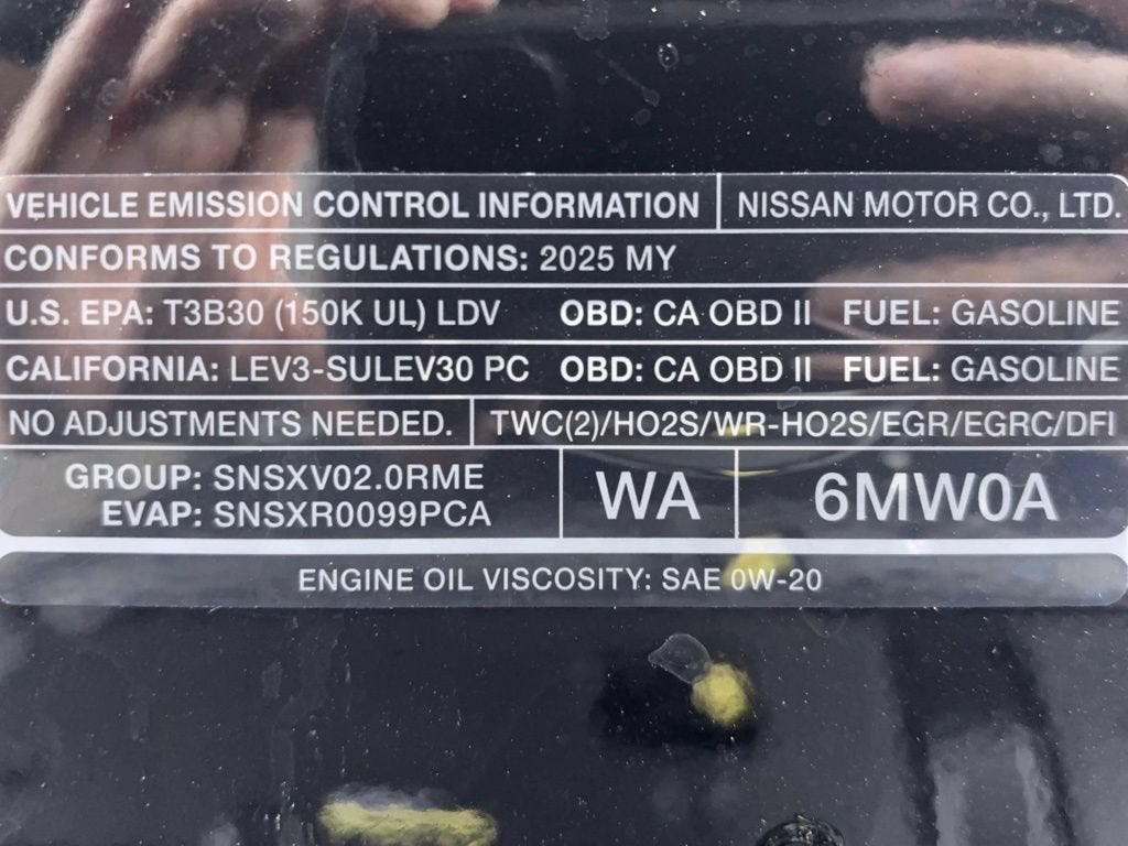 2025 Nissan Sentra SV