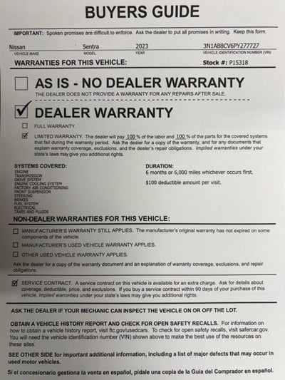 2023 Nissan Sentra SV