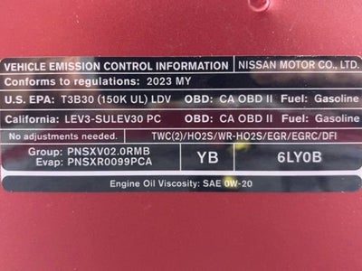 2023 Nissan Sentra SV