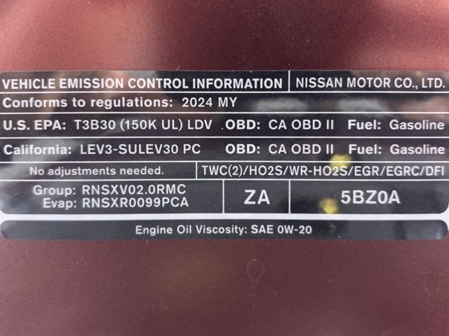 2024 Nissan Sentra SV